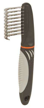 Grzebień odfilcowujący, wygięte zęby, 19 cm