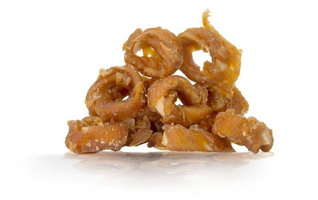 Pausesnack przysmak dla psa, krążki rybne owinięte miękkim kurczakiem 500g