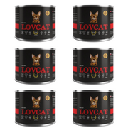 ZESTAW Lovcat Pure wołowina 6 x 200 g