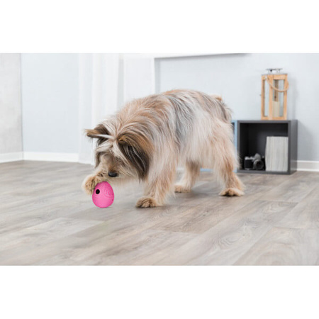 Piłka jajko na smakołyki, kauczuk, 8 cm