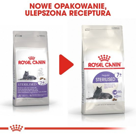 Royal canin sterilised 7+ karma sucha dla kotów dorosłych, od 7 do 12 roku życia, sterylizowanych 3,5kg