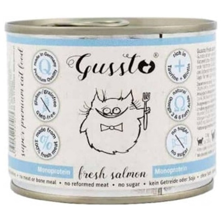 Gussto świeży łosoś dla kota 200 g