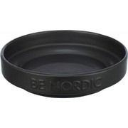 BE NORDIC, miska, dla kota, czarna, ceramika/guma, 0,3 l/o 16 cm
