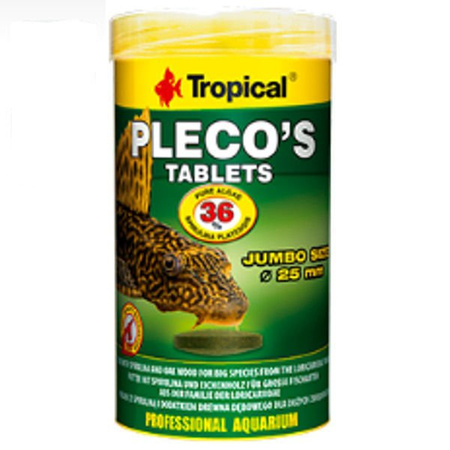Tropical plecos tablets 30g 50ml 11 tabletek