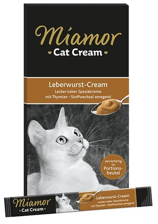 Miamor cat confect leberwurst cream 6x15g