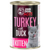 John Dog for Cats indyk i kaczka mus dla kociąt 400 g