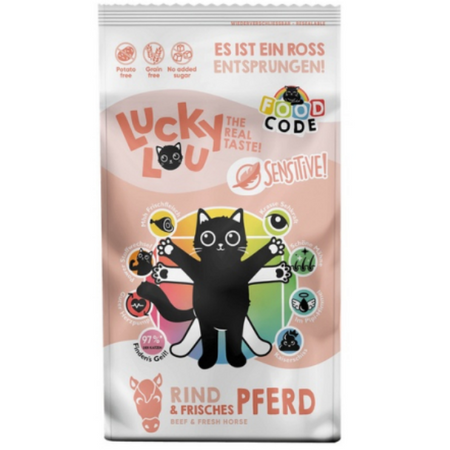 Lucky Lou LL Food Code Sensitive Wołowina z koniną, 1,7 kg