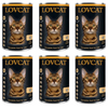 ZESTAW Lovcat Pure indyk 6 x 400 g