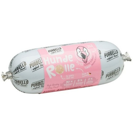 Purbello Monoprotein kiełbasa dla psa indyk 200 g