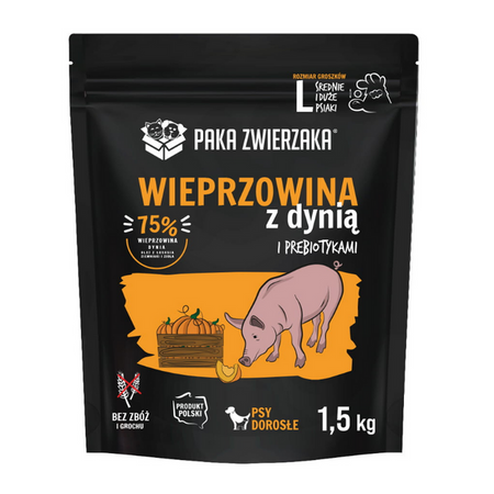 Paka Zwierzaka Seventh Heaven wieprzowina z dynią dla psa 1,5 kg