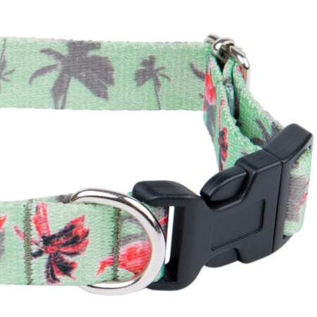 amiplay BeHappy obroża regulowana Flamingo S