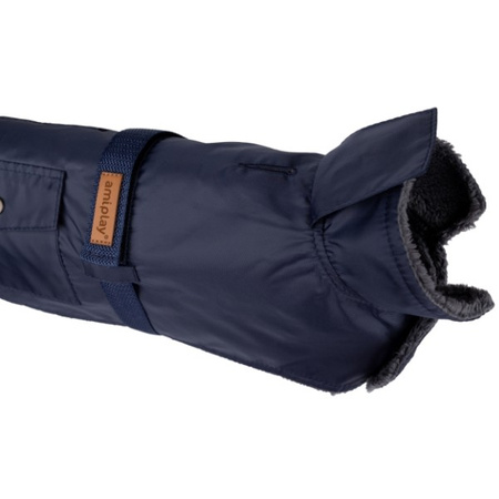 amiplay Bled płaszcz przeciwdeszczowy granatowy dla psa 23 cm