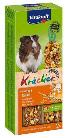 Vitakraft kracker 2szt świnka morska miód & orkisz 112g [10640]