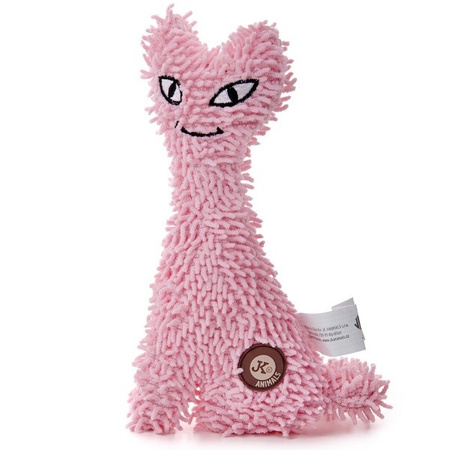 JK Animals pluszowy kot różowy dla psa 23 cm
