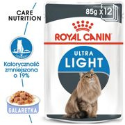 Royal Canin Ultra Light w galaretce karma mokra dla kotów dorosłych, z tendencją do nadwagi saszetka 85g