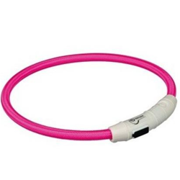 Pierścień z lampą błyskową USB, XS–S: 35 cm/o 7 mm, różowy