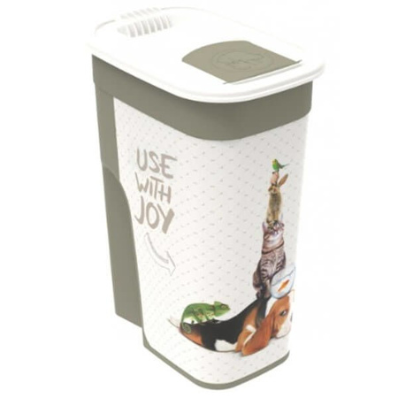 Rotho pojemnik cody na karmę, żwirek dla zwierząt 4,1 l beżowy