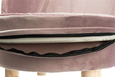 Sofa Livia, o 48 × 40 cm, różowa