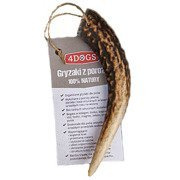 4dogs gryzak z poroża "s" hard dla psa ok. 9 cm