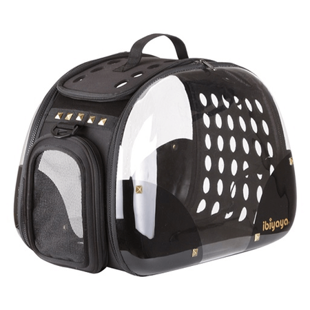 Ibiyaya transporter na ramię hard rock dla psa lub kota 46x30x32 cm