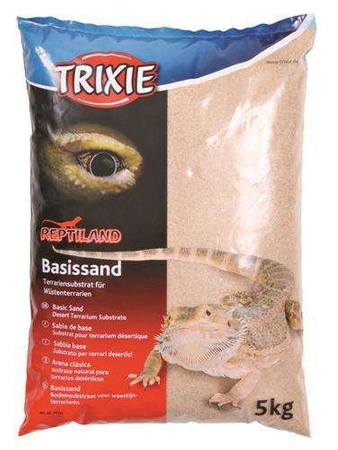 Piasek podstawowy do terrariów pustynnych, 5 kg, żółty