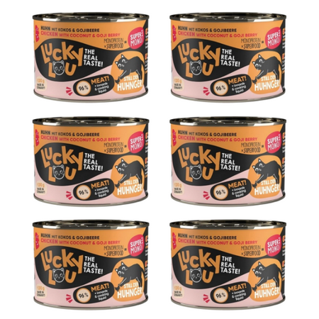 zestaw Lucky Lou SuperMono kurczak 6 x 200 g