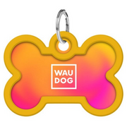 WAUDOG Smart ID metalowa zawieszka dla zwierząt kość z QR-paszportem