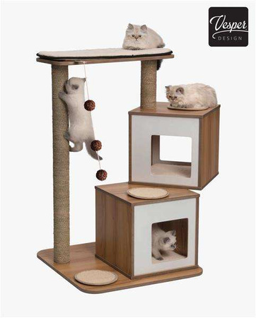 Catit Vesper Double drapak stojący dla kota 103,5 x 65 x 65 cm