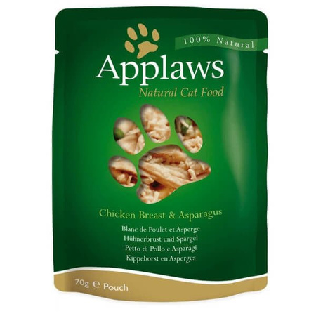 Applaws pierś z kurczaka ze szparagami dla kota 70 g