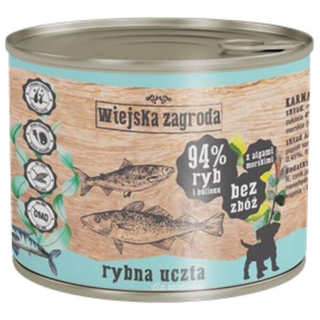 Wiejska zagroda rybna uczta dla szczeniaka 200 g, 400 g