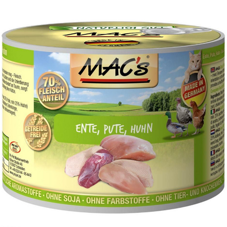 Mac's kaczka, indyk, kurczak 200g