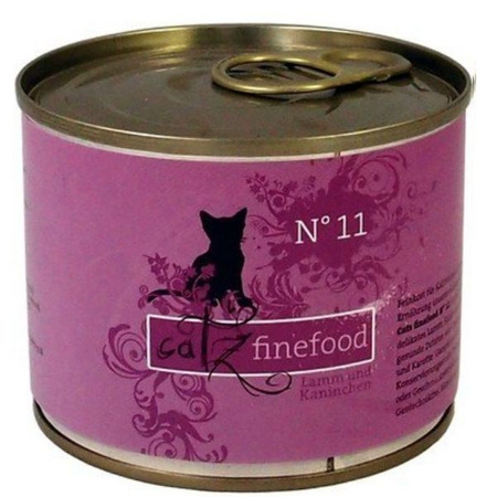 Catz Finefood Classic N.11 Jagnięcina i Królik puszka