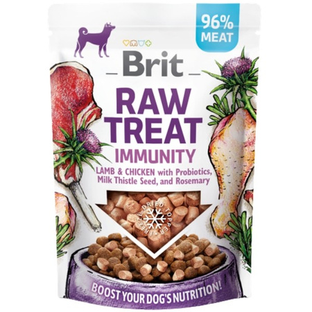 Brit Raw Treat Immunity kurczak z jagnięciną i ostropestem 40 g