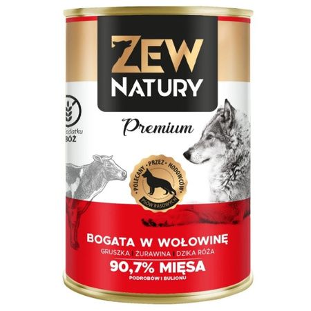 Zew Natury Premium bogata w wołowinę 400 g
