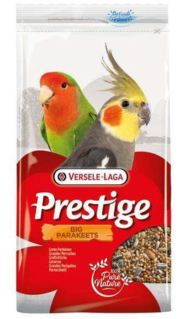 Versele-laga prestige big parakeets średnia papuga (nimfa, nierozłączka) 1kg