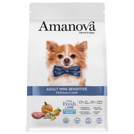 Amanova Dog Adult Mini Sensitive Delicious Jagnięcina 2 kg