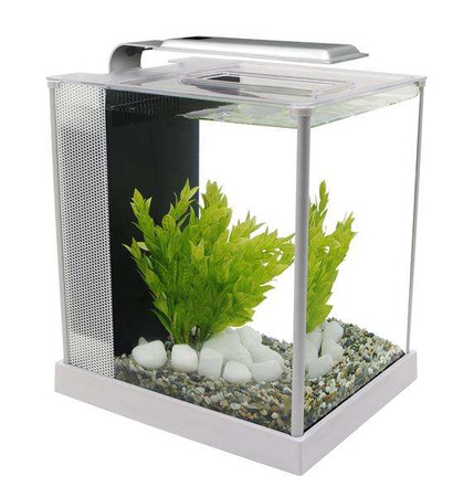 Akwarium szklane Fluval SPEC III z LED, 10L, 27.5 cm x 30 cm x 22.3 cm, białe