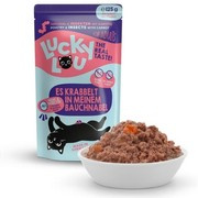 ZESTAW Lucky Lou Lifestage Adult drób i owady 125 g x 6 szt