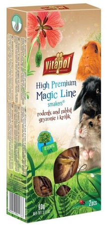 SMAKERS DLA GRYZONI,KRÓLIKA, DRZEWNY MAGIC LINE