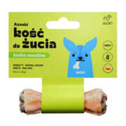 Kość do żucia dla psa Azanki Mini z insektami, siemieniem lnianym, miętą i maliną 10cm