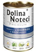 Dolina noteci premium pies dorsz i brokuły puszka 400g