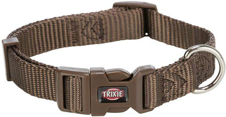 Premium, obroża, dla psa, orzech laskowy, taśma parciana, XXS–XS: 15–25 cm/10 mm