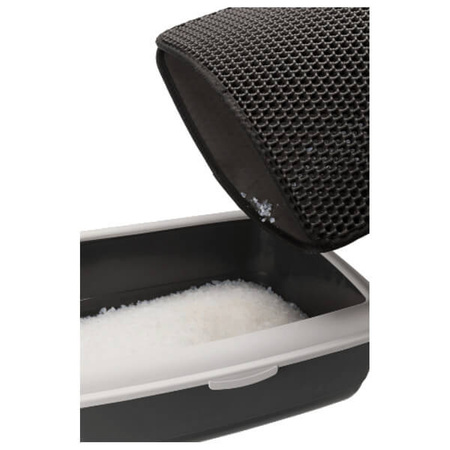 Mata pod kuwety z sitem, EVA, 40 × 55 cm, szara