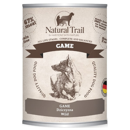 Natural trail game dla psa 800 g