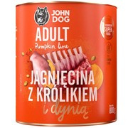 John Dog Pumpkin Line jagnięcina z królikiem i dynią 800 g