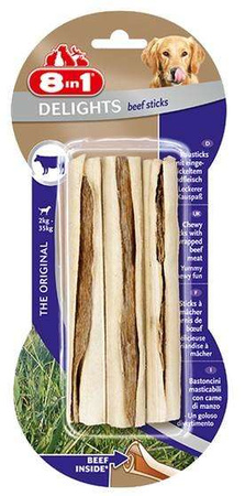 8in1 Beef Delights Sticks 3szt