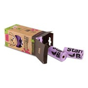 Biodegradowalne worki na odchody dla psa StarchBag 8 rolek x 15 szt., kol. liliowy