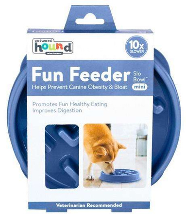 Outward hound fun feeder miska spowalniająca dla psa 20,5x23x5 cm