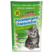 Benek Pochłaniacz zapachów - zielony las 0,45kg