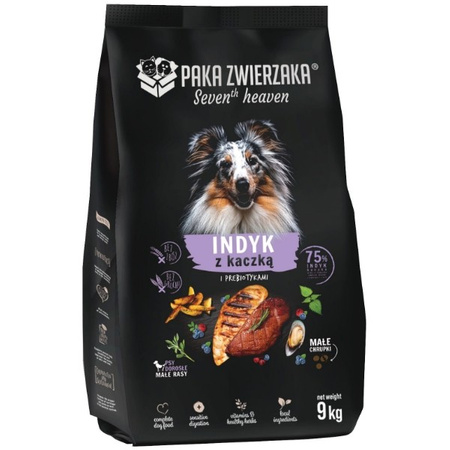 Paka Zwierzaka Seventh Heaven indyk z kaczką dla psa 9 kg